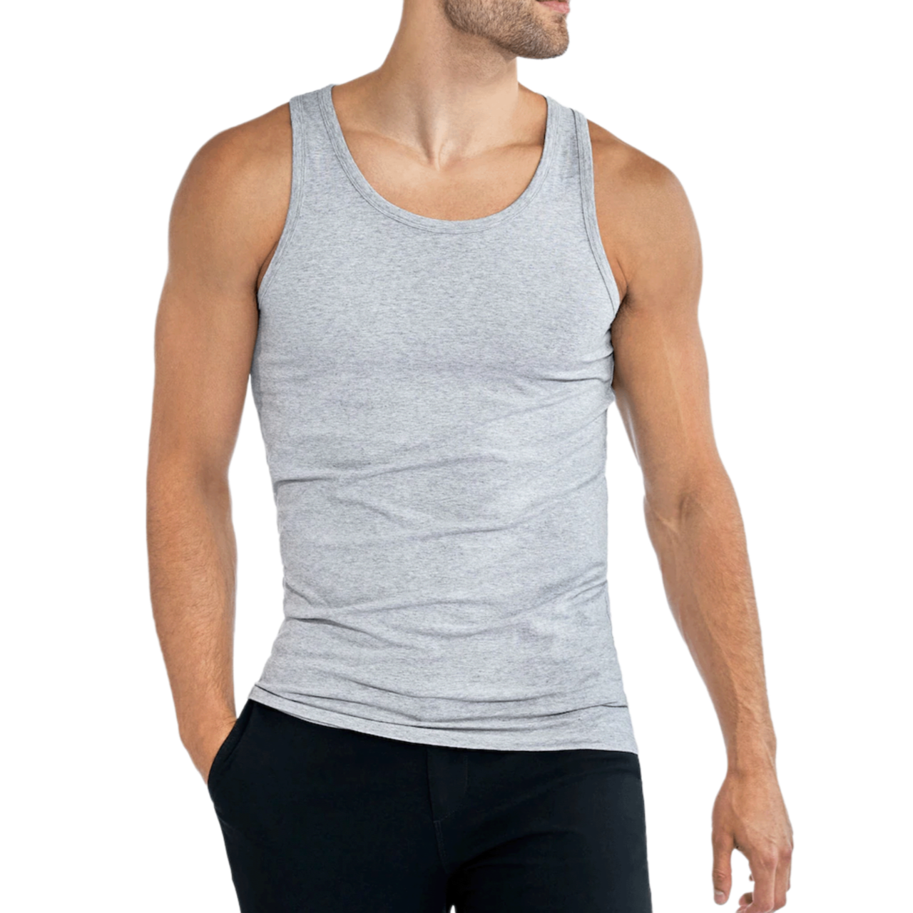 GIANVAGLIA® Deluxe Heren Katoenen Onderhemd Tank Top