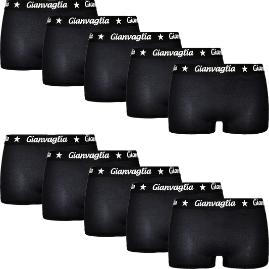 GIANVAGLIA® Deluxe 10-Pack Dames Katoenen Boxershorts